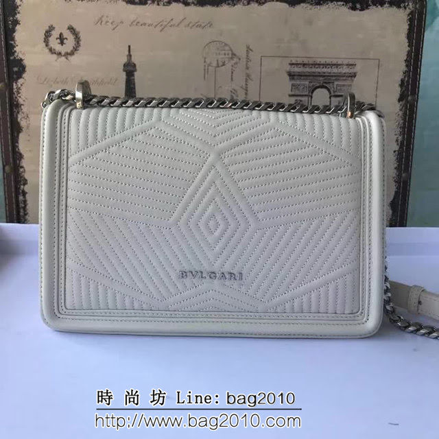 BVLGARI寶格麗 2018專櫃新型蛇頭包 蛇形繡線限定款 Serpenti Forever系列 286628 FYD1366